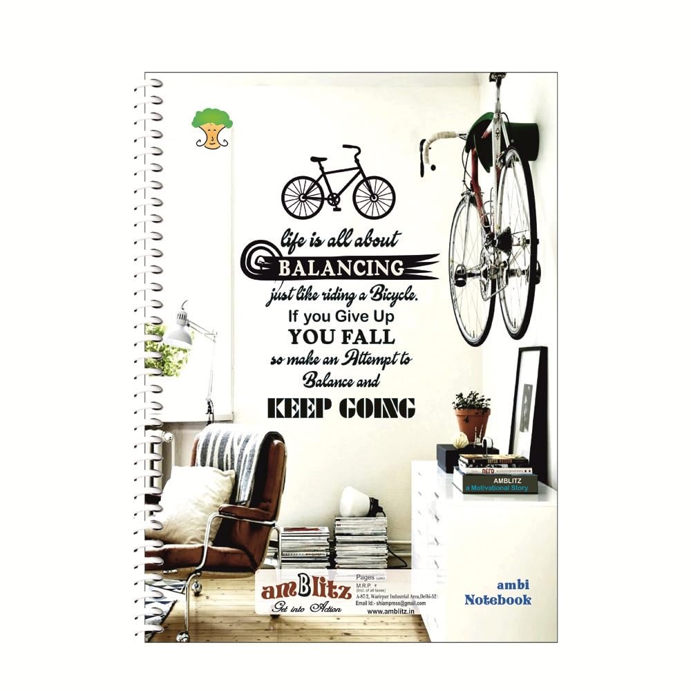 Spiral Notebook · 400 Pages Unruled